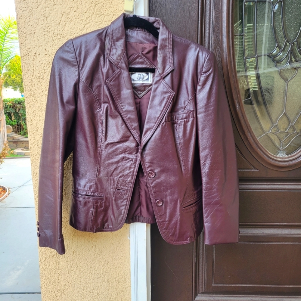 Vintage Parasol Genuine Leather Jacket
